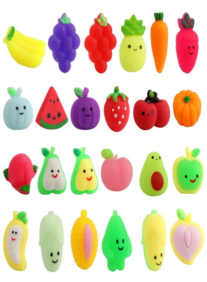 ANAB GI هدايا حفلات ANAB GI Kawaii Fruit Squishy للأطفال، جوائز صفية لتخفيف التوتر، هدايا بالجملة لأعياد الميلاد (عبوة من 5 قطع) - Image 1